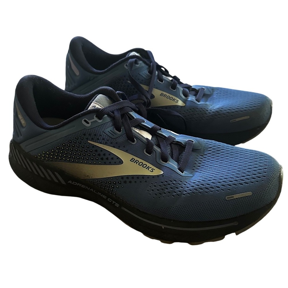 Brooks Navy Blue Adrenaline GTS 22 Running Shoes Women's 12